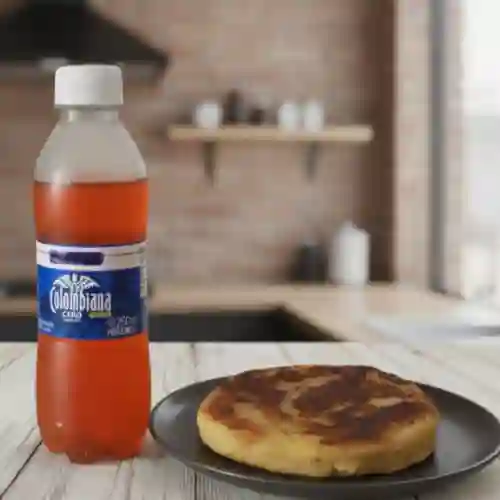 Arepa de Queso y Bocadillo con Gaseosa