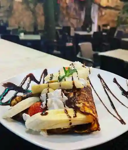 Nutella con Banano y Fresa