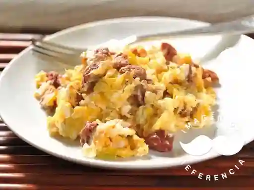 Huevos Revueltos con Chorizo