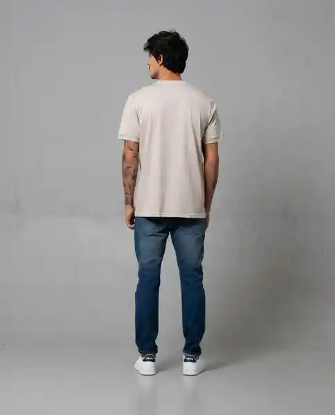 Camiseta Hombre Crudo Talla L 100G005 Rifle