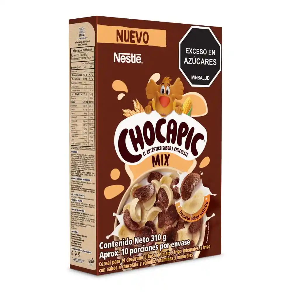 CHOCAPIC Cereal Mix Vainilla por 310 g