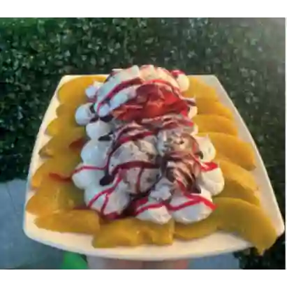 Duraznos con Helado
