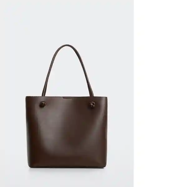 Bolso G Nus Chocolate Talla 99 Mujer Mango