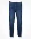 American Eagle Jean Next Level Índigo Profundo Talla 8 Regular