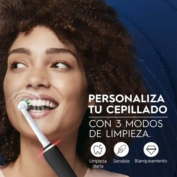 Oral B PRO Series 3 Cepillo de Dientes Eléctrico Cabezal Redondo Advanced Clean Negro