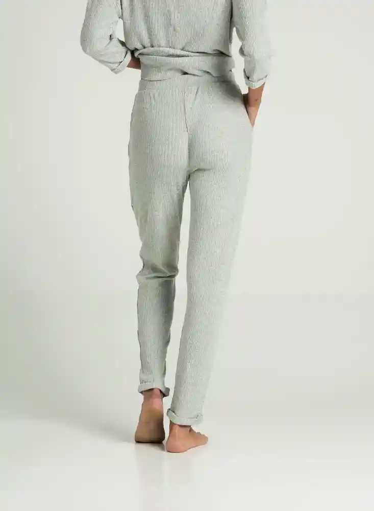 Pantalón Pijama Gris Jaspe Talla XL