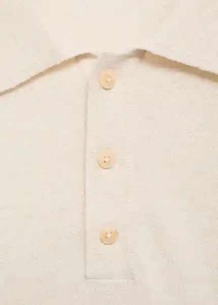 Camiseta Polo Andrew Marfil Talla M Hombre Mango