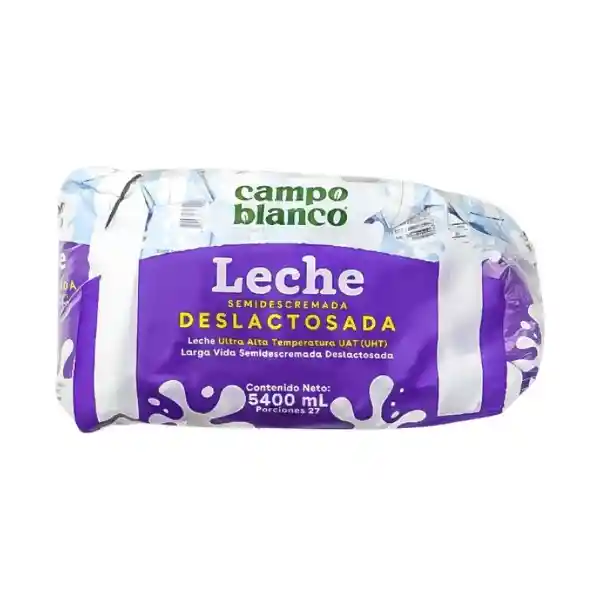 Campo Blanco Leche Semidescremada Deslactosada