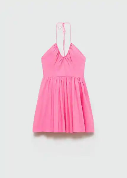 Vestido Nasti Rosa Talla L Mujer Mango