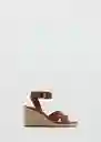 Zapatos Pati Cuero Talla 40 Mujer Mango