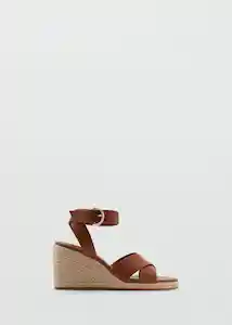 Zapatos Pati Cuero Talla 40 Mujer Mango