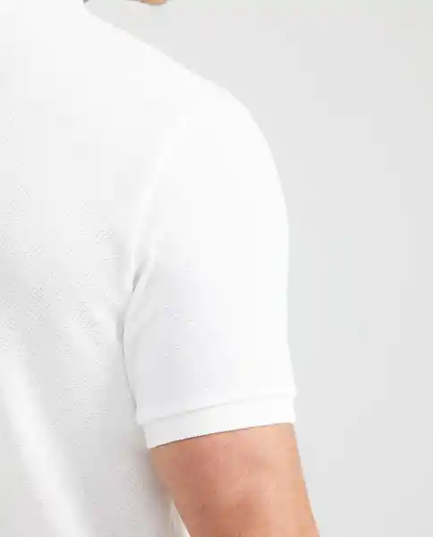 Camiseta Polo Textured Crudo Prístino Claro M Chevignon