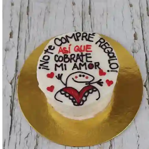 Mini Cake Cobrate Mi Amor