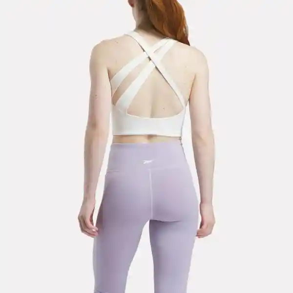 Reebok Polera Lux Tank Blanco Para Mujer Talla L