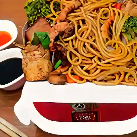 Low Mein con Pollo