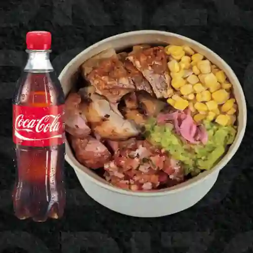 Combo Bowl Mixto + Pollo + Gaseosa