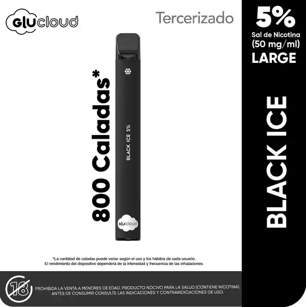 Glucloud Vapeador  Black Ice Large