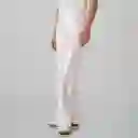Pantalón Tiro Alto Bota Recta Rosado Talla 10 - 721301