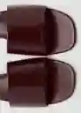Sandalias Maria Burdeos Talla 38 Mujer Mango