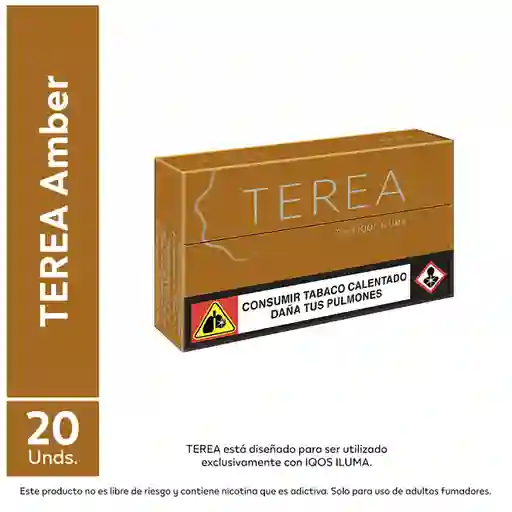 Terea Amber Cajetilla x 20Unds   