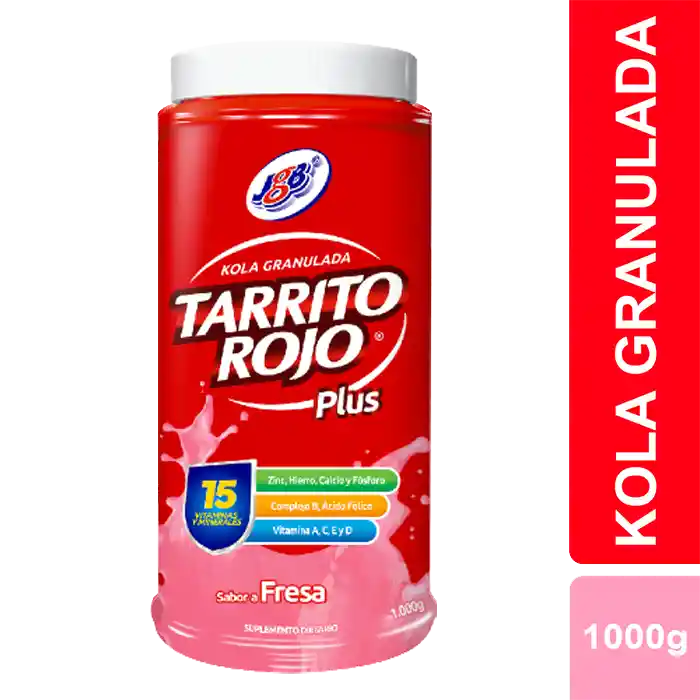 Kola Granulada Tarrito Rojo Fresa x 1000 g