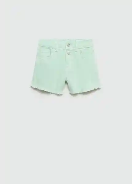 Short Aretha Turquesa Talla 10 Niñas Mango