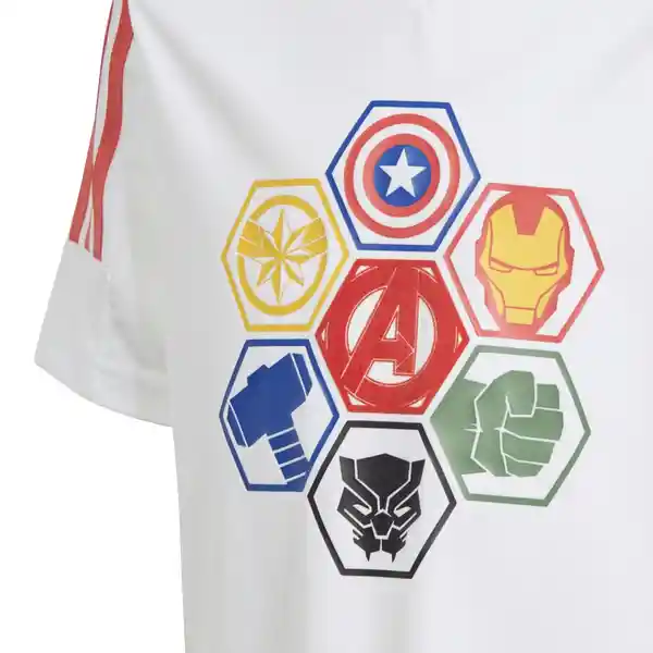 Adidas Camiseta Para Niño Blanco Talla 5T Ref: In7277