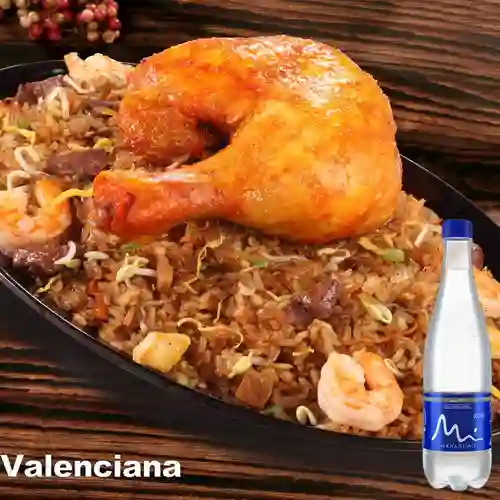 Combo Chow Fan Valenciana + Agua Manantial 600 ml