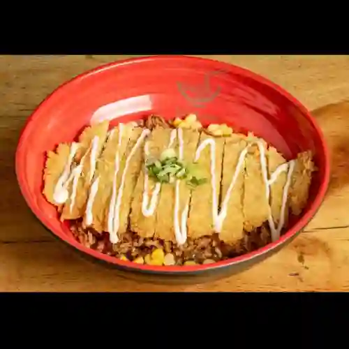 Arroz con Filete de Cerdo Frito