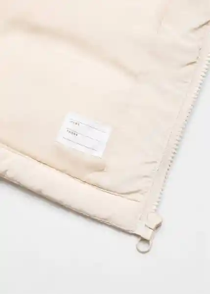 Abrigo Anorak Chiara Crudo Talla 09 Niña Mango
