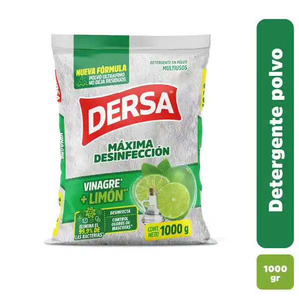 Detergente en Polvo Vinagre + Limon