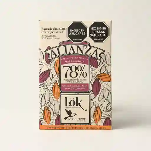 Lok Barra de Chocolate 78 % Cacao