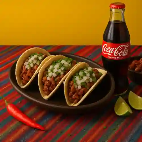 Combo Tacos + Coca Cola Original 400 ml