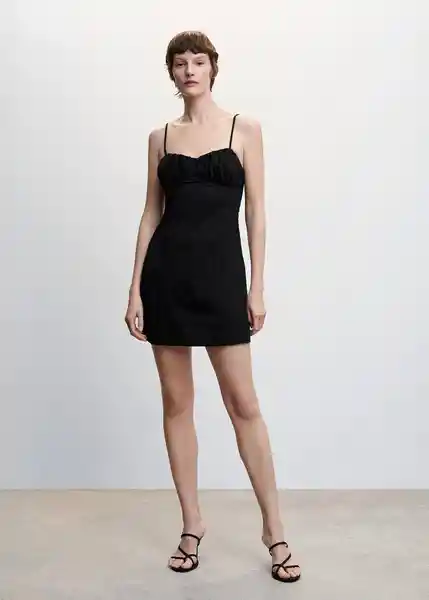 Vestido Blair Negro Talla S Mujer Mango