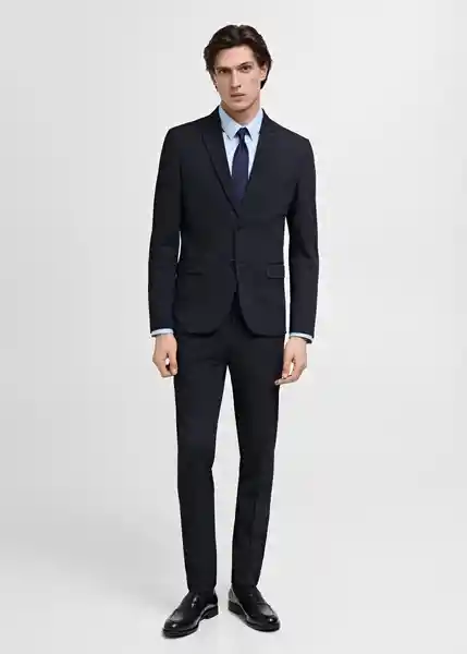 Blazer Americana Paris Navy Talla 46 Hombre Mango