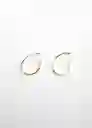 Pendientes Danae Mujer Oro Talla 99 Mango