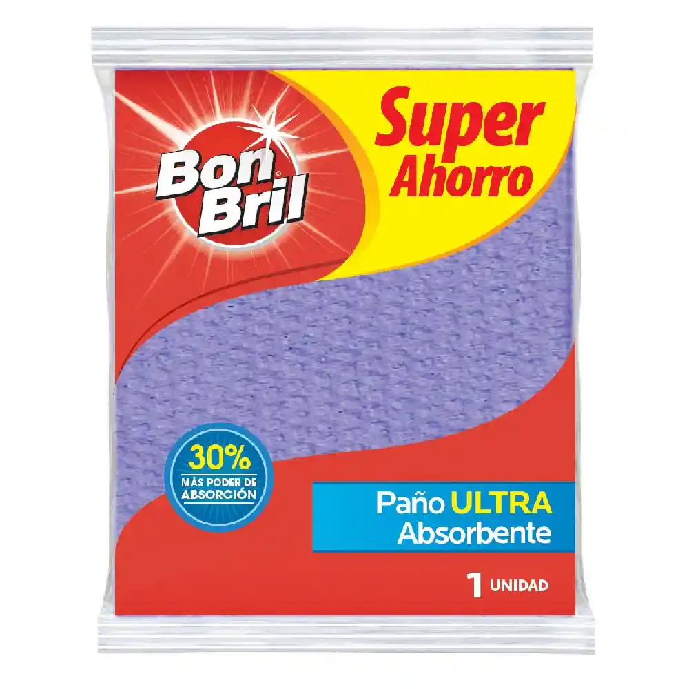 Bon Bril Paño Ultra Absorbente para Limpieza