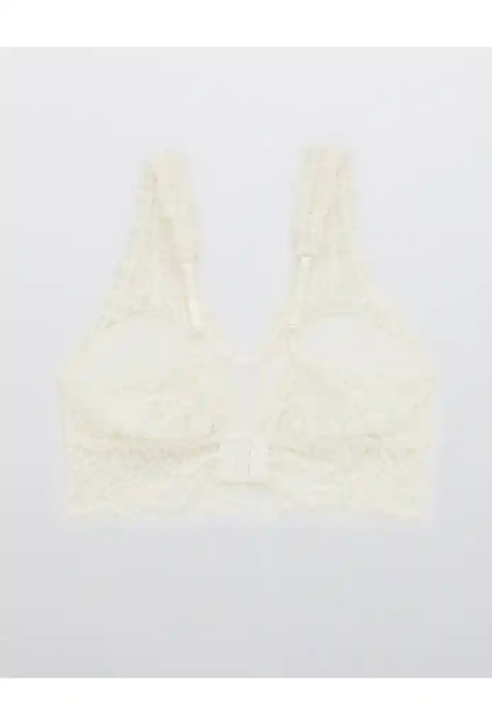 Bralette Blanco Talla Medium Aerie American Eagle