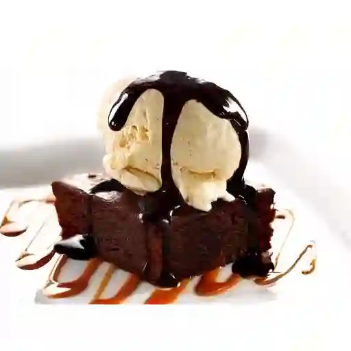 Brownie con Helado