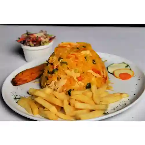 Pini arroz con pollo