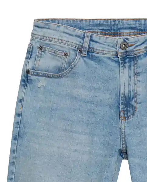 Bermuda Claro Masculino Azul Cristalino Claro Talla 36 Chevignon