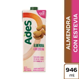 Bebida de Almendras Ades endulzada con Stevia 946ml