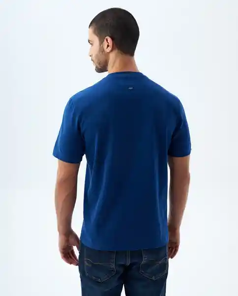 Camiseta Hombre Azul Talla XS 849F015 Americanino