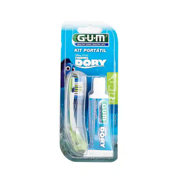 Gum Kit Cepillo Dental Portátil Buscando a Dory + Crema Dental