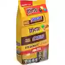 Caramelo Snickers y M&Ms Amantes Maní y la Mantequilla de Maní