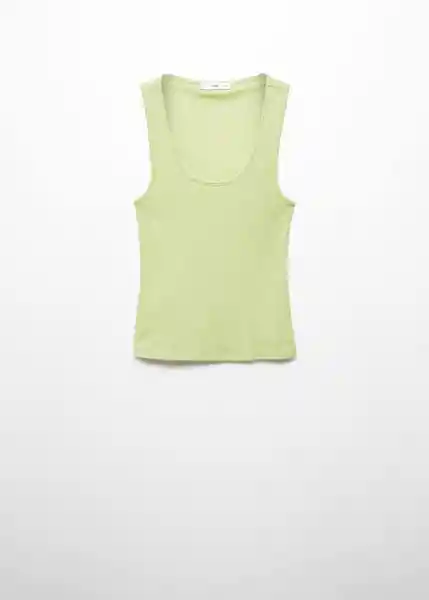 Top Pinot Verde Talla S Mujer Mango