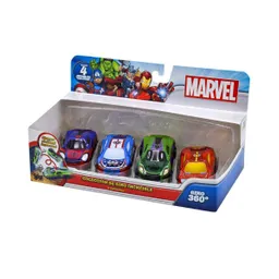 Marvel Set Carros Pullback Flip