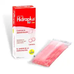 Hidraplus Suero Oral 75 con Zinc Sabor Cereza