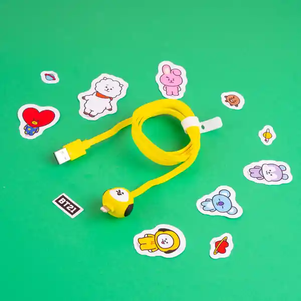 Cable de Carga y Datos 8Pin Serie Bt21 Chimmy Miniso