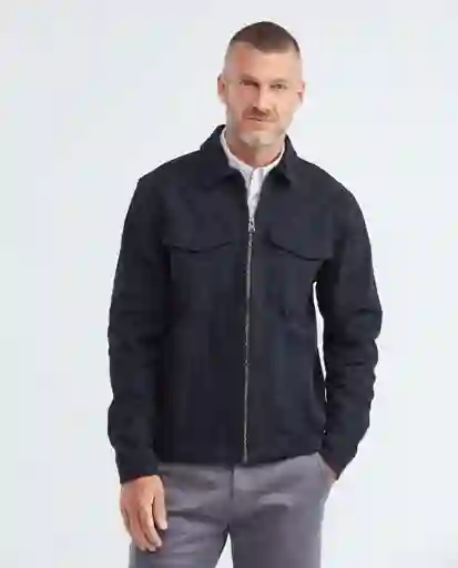 Utility Jacket Negro Sombrío Ultraoscuro Talla M Hombre Chevignon